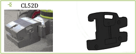 Traktorvikt Claas 52 kg höger - CL52D