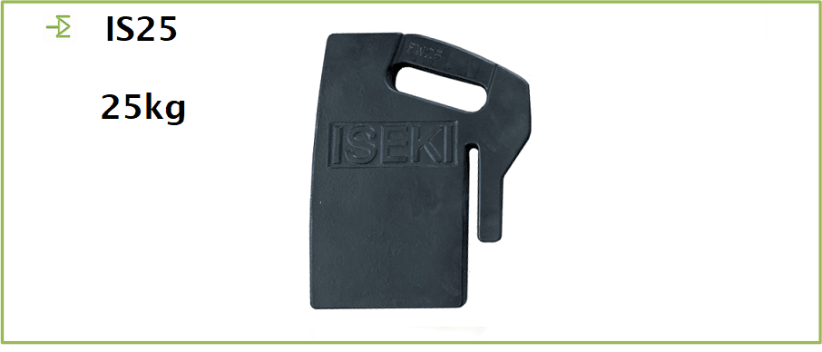 Traktorvikt ISEKI 25 kg - IS25