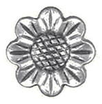 Dekorativ rosett gjutjärn - 124