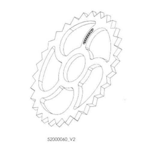 Rulle Croskill tand Ø 520 - 52000060_V2